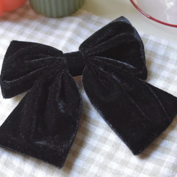 Barrette noeud onyx gigi – Image 3