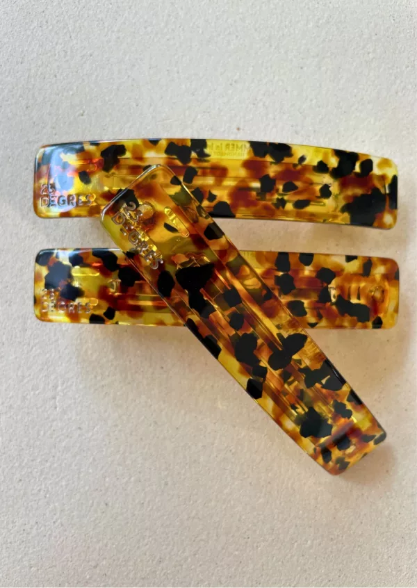 Barrette  sunny noir 23 degrés