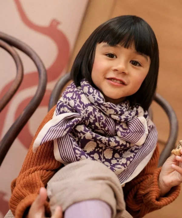 Foulard Anjali Purple Bellemme – Image 2