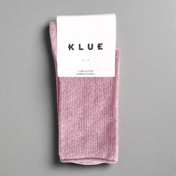 Chaussettes lurex pink