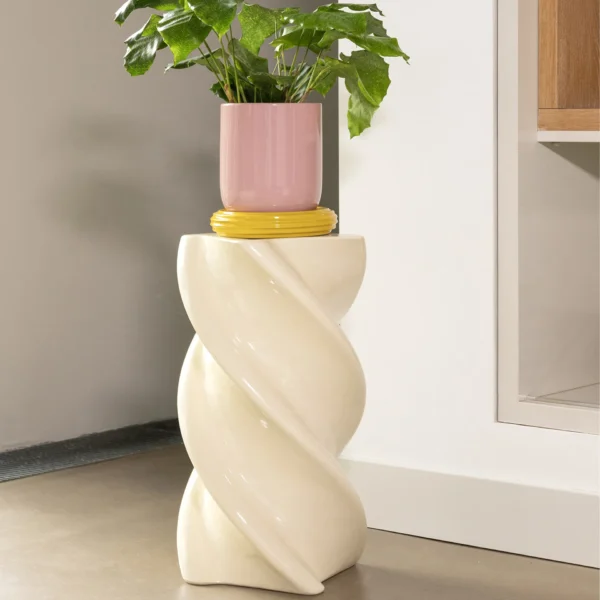 Table d’appoint Pillar Marshmallow off White &klevering – Image 2