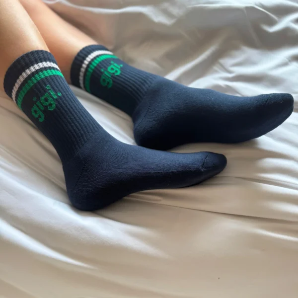 Chaussettes marine Gigi – Image 2