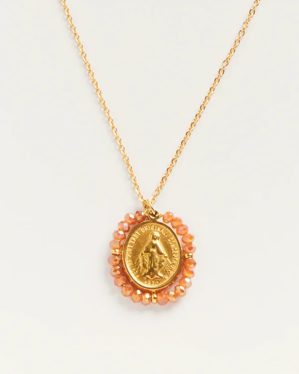 Collier Santa Maria Shiny Peach Palas