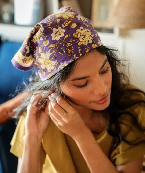Foulard Manon Purple  Bellemme