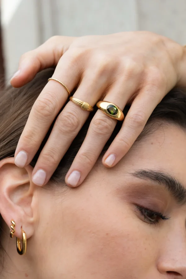 Bague odile vert – Image 3