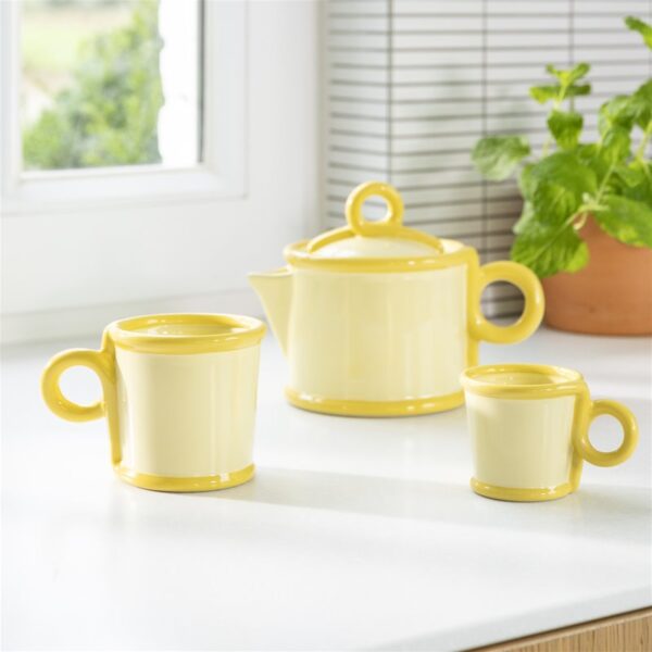 Lot de 2 tasses Loop yellow &Klevering – Image 3