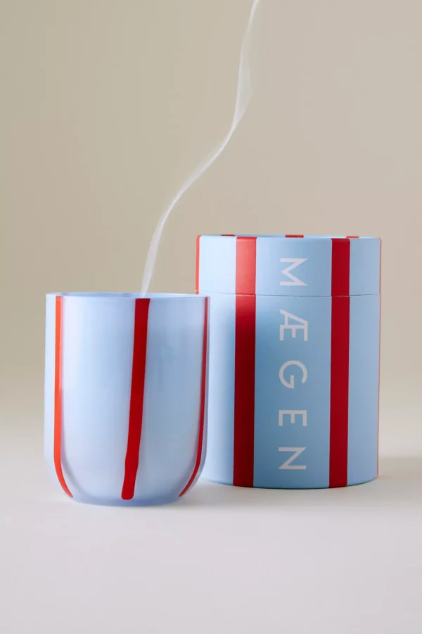 Bougie Atina Stripe Blue Maegen – Image 2