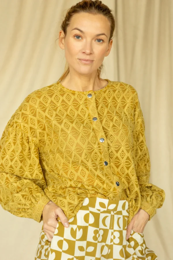 Blouse lata merveille tobacco apaches – Image 2