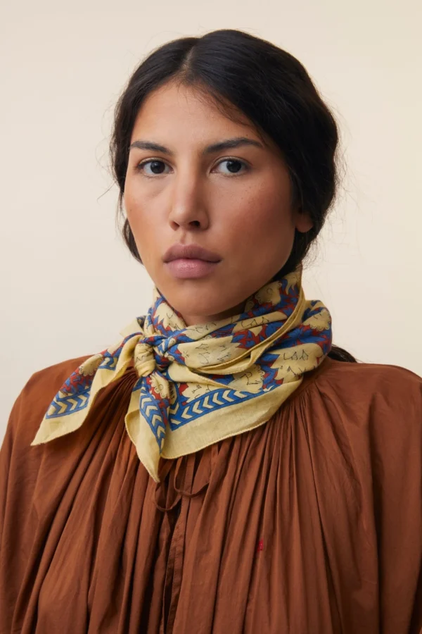 Foulard Natural grandes fleurs Moismont – Image 2