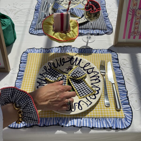 Lot de 2 sets de table volantés cool'lab – Image 4