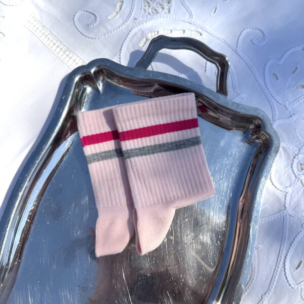Chaussettes tennis pink cool'lab