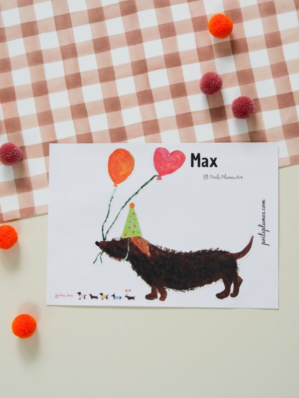 Chien Max Les frous-frous