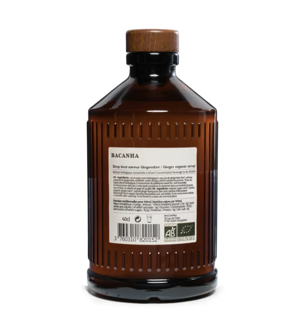 Sirop Framboise bio bacanha – Image 2