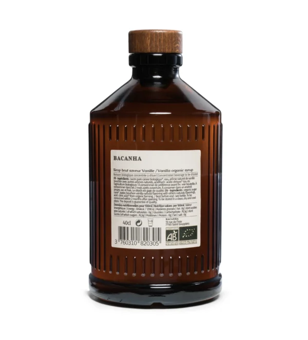 Sirop Vanille Bio Bacanha – Image 2