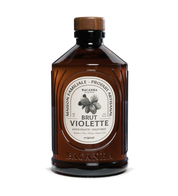 Sirop Violette bio Bacanha