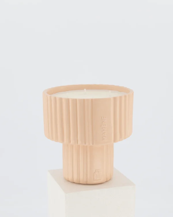 Bougie Podium large Andy nude Mamène