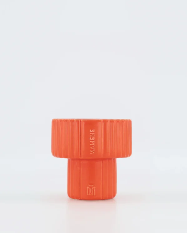 Bougie Podium medium Yvon corail Mamène – Image 2
