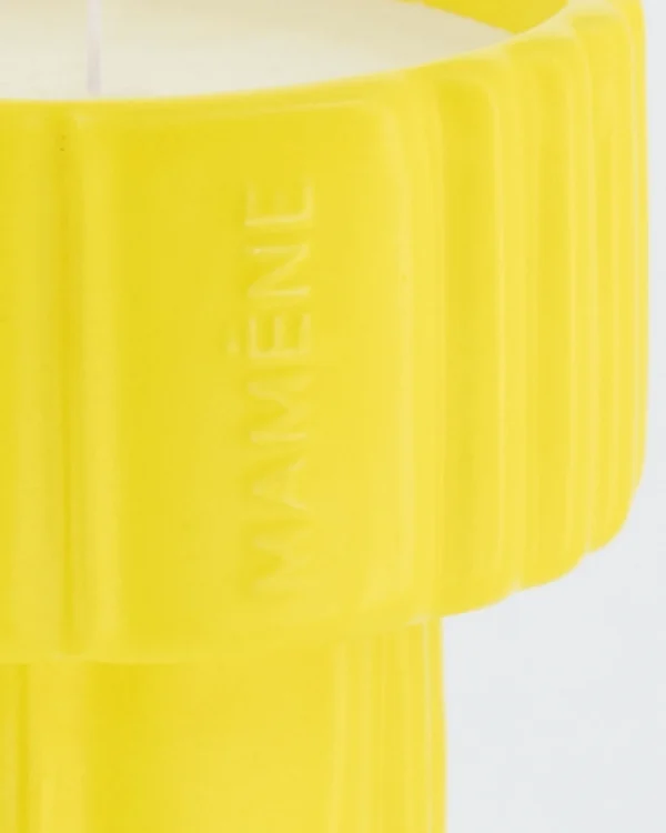 Bougie Podium small Rosa jaune Mamène – Image 3
