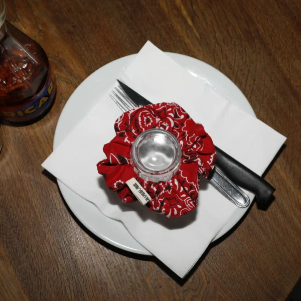 Chouchou rouge intense Maison Saussure