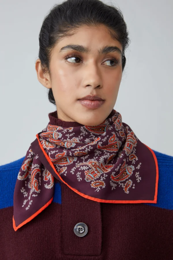 Foulard soie figue Moismont