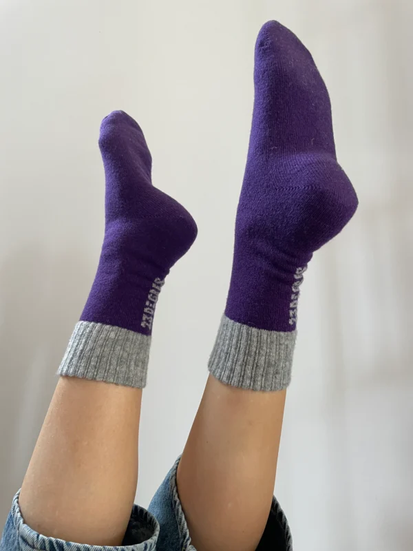 Chaussettes violet 23 Degrès – Image 3
