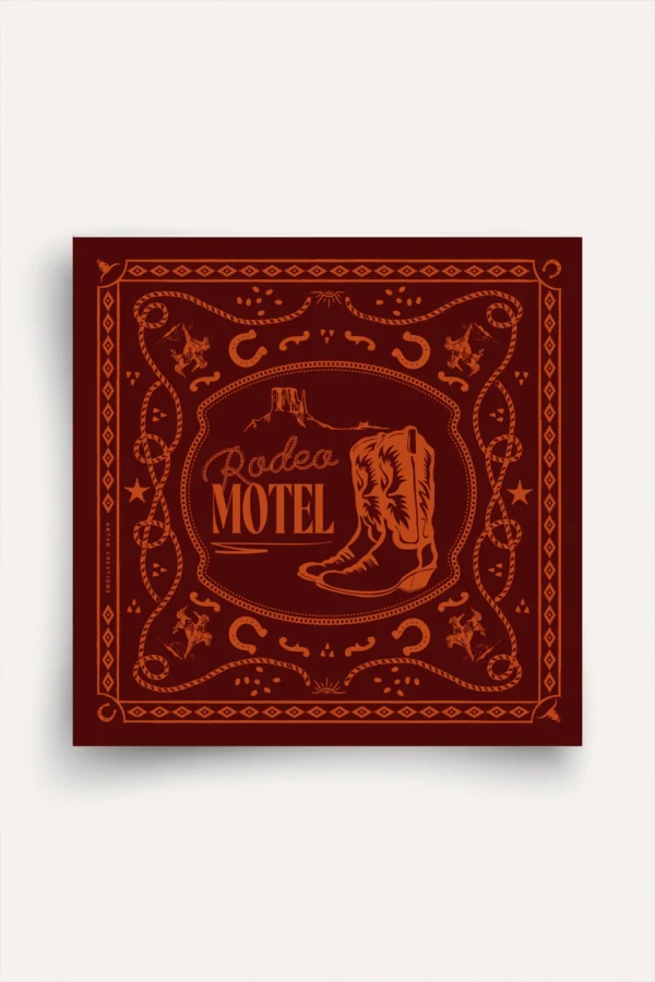 Foulard soie red rodeo motel Antan – Image 3