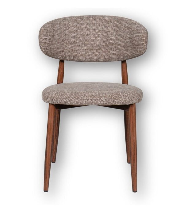 Chaise Georgia taupe noyer – Image 4
