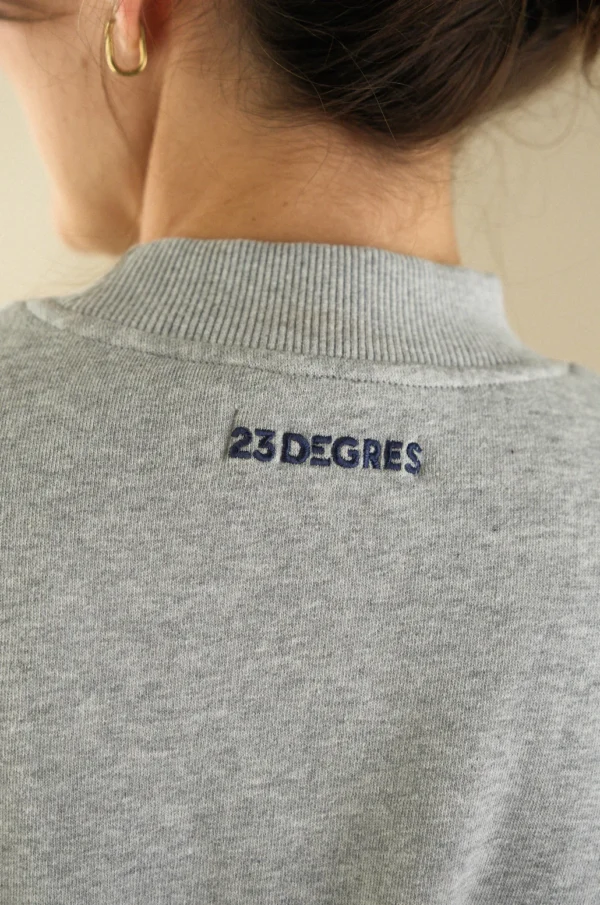 Sweat Salty femme gris 23 Degrès – Image 4