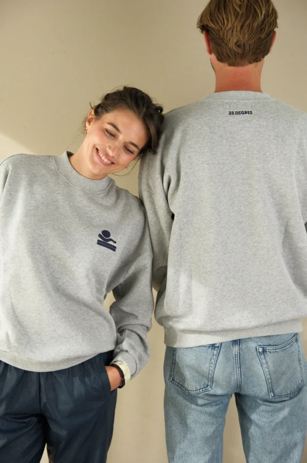 Sweat Salty homme Gris 23 Degrès – Image 2