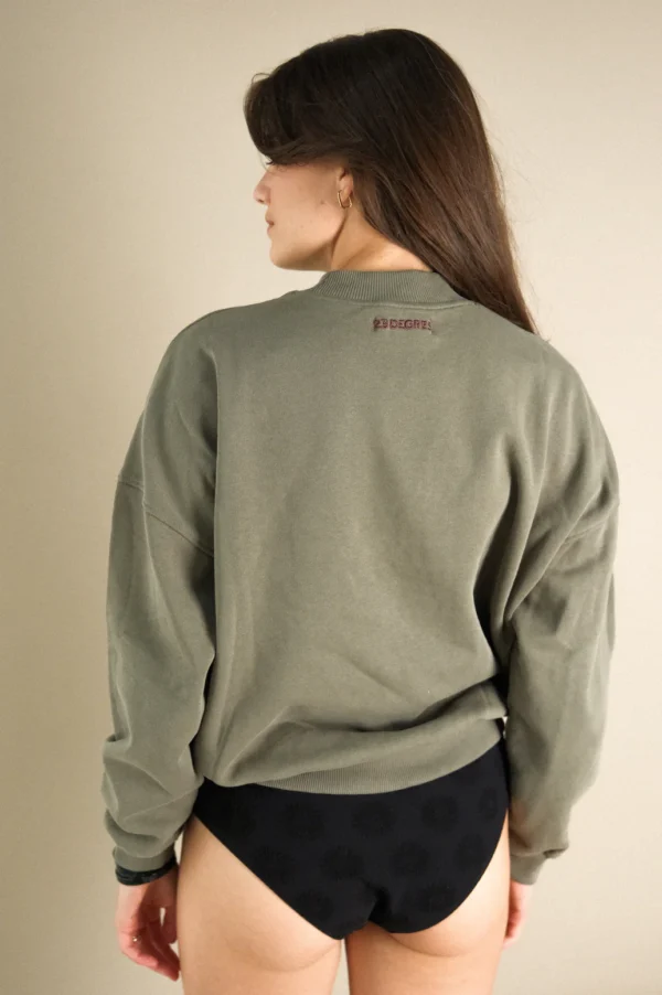 Sweat Salty femme Olive 23 Degrès – Image 4