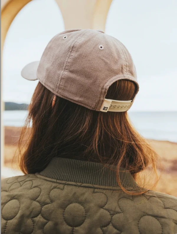 Casquette velours beige 23 Degrès