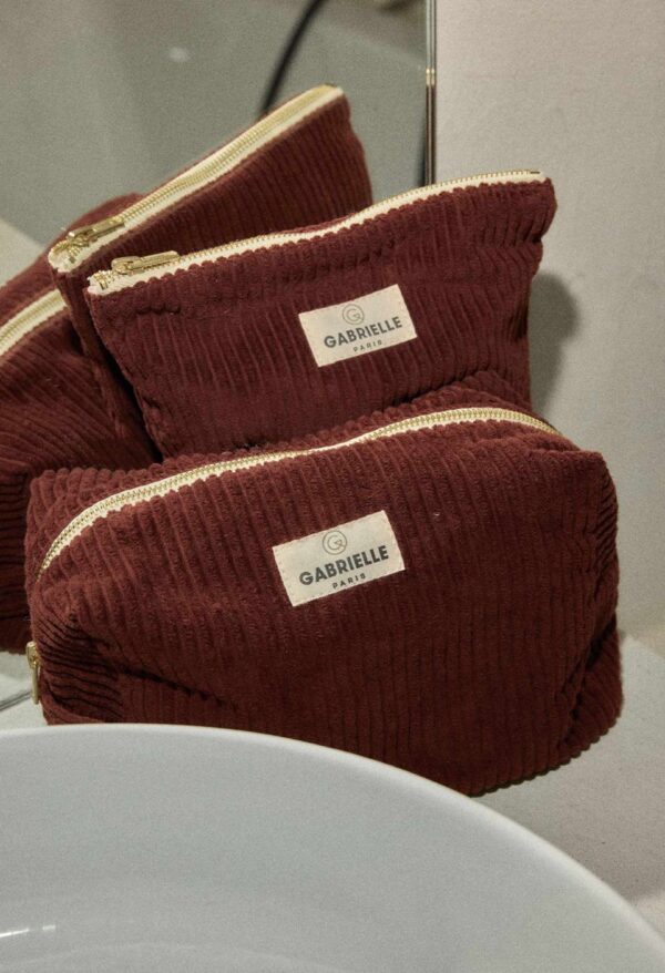 Trousse toilette velours Jaspe Gabrielle Paris – Image 2